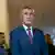 Andrej Babis bei der Stimmabgabe zur Parlamentswahl