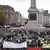 Más de 1.000 manifestantes  se reunieron en el centro de Londres para celebrar una vigilia masiva y silenciosa el sábado (04.10.2025).