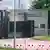 The entrance to the US embassy in Caracas, Venezuela