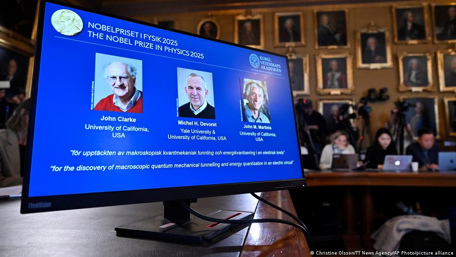 Physik-Nobelpreis geht an Quantenmechaniker an US-Unis