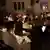 St. Mark's Episcopal Church in Altadena parishioners hold candles during the Great Vigil of Easter service