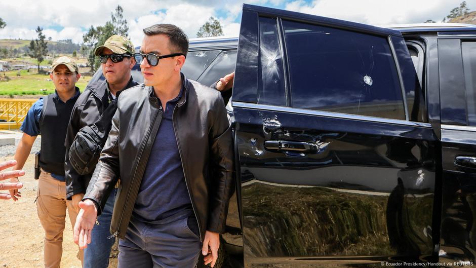 Ecuador: Government decries 'assassination attempt' on Noboa
