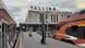 Trains on a platform at Tallinn station