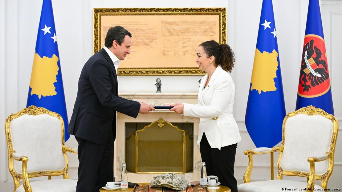 Kosovë 2025 | Vjosa Osmani gjatë nominimit të urtit për Kryeministër 