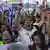 Many Israelis celebrate the release of the hostages, waving Israeli flags