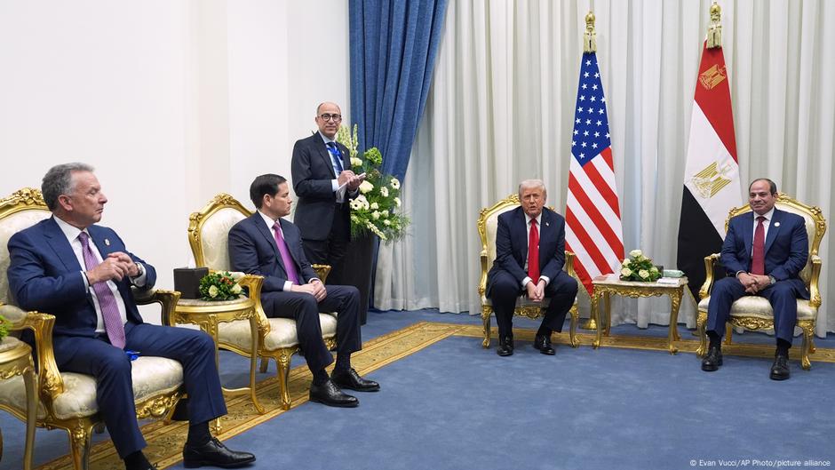 Middle East updates: Trump arrives in Egypt for Gaza summit