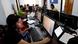 journalists in a newsroom in Myanmar