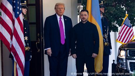 Bei einem Treffen mit Wolodymyr Selenskyj lehnt Trump eine Lieferung von US-Tomahawks an die Ukraine ab. 