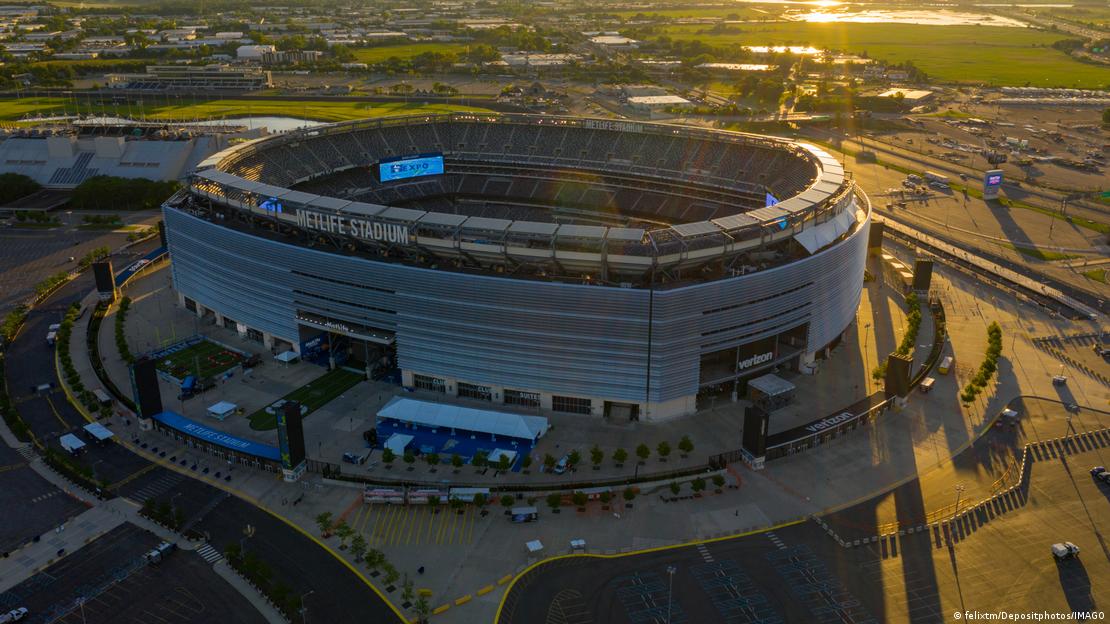 Vista aérea do New York New Jersey Stadium Vista aérea do New York New Jersey Stadium