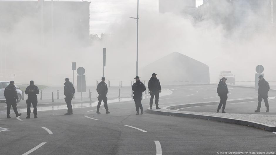 Beograd, požar i pucnji kod Skupštine 22.10.2025.