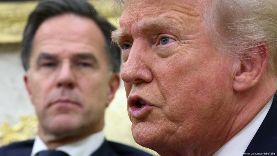 Mark Rute i Donald Tramp u Vašingtonu 22. oktobra 2025.