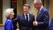 European Commission President Ursula von der Leyen, French President Emmanuel Macron, and German Chancellor Friedrich Merz arrive at the EU leaders' summit European Commission President Ursula von der Leyen, French President Emmanuel Macron, and German Chancellor Friedrich Merz arrive at the EU leaders' summit