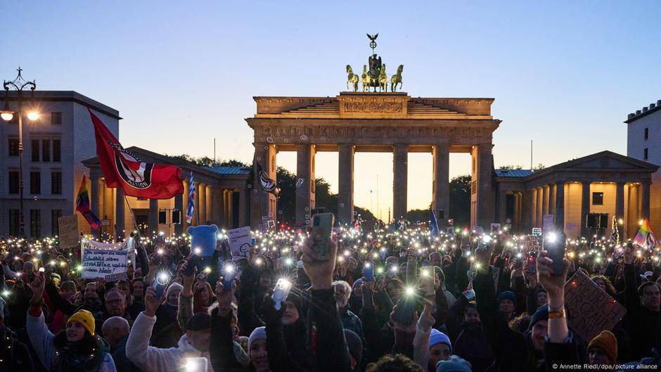 Protest u Berlinu nakon Mercove izjave