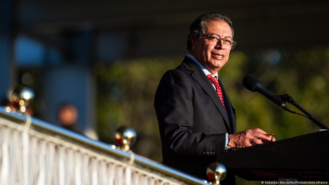 Gustavo Petro in der Hauptstadt Bogotá
