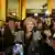 Catherine Connolly surrounded by supporters after winning the Irish presidential election
