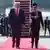 President Donald Trump is greeted by Malaysia's Prime Minister Anwar Ibrahim as he arrives at Kuala Lumpur International Airport in Sepang, Malaysia, Sunday, Oct. 26, 2025