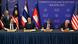 En la imagen aparecen ,de izquierda a derecha, el primer ministro de Malasia, Anwar Ibrahim, el primer ministro de Tailandia, Anutin Charnvirakul, el primer ministro de Camboya, Hun Manet, y el presidente de Estados Unidos, Donald Trump. En la imagen aparecen ,de izquierda a derecha, el primer ministro de Malasia, Anwar Ibrahim, el primer ministro de Tailandia, Anutin Charnvirakul, el primer ministro de Camboya, Hun Manet, y el presidente de Estados Unidos, Donald Trump.