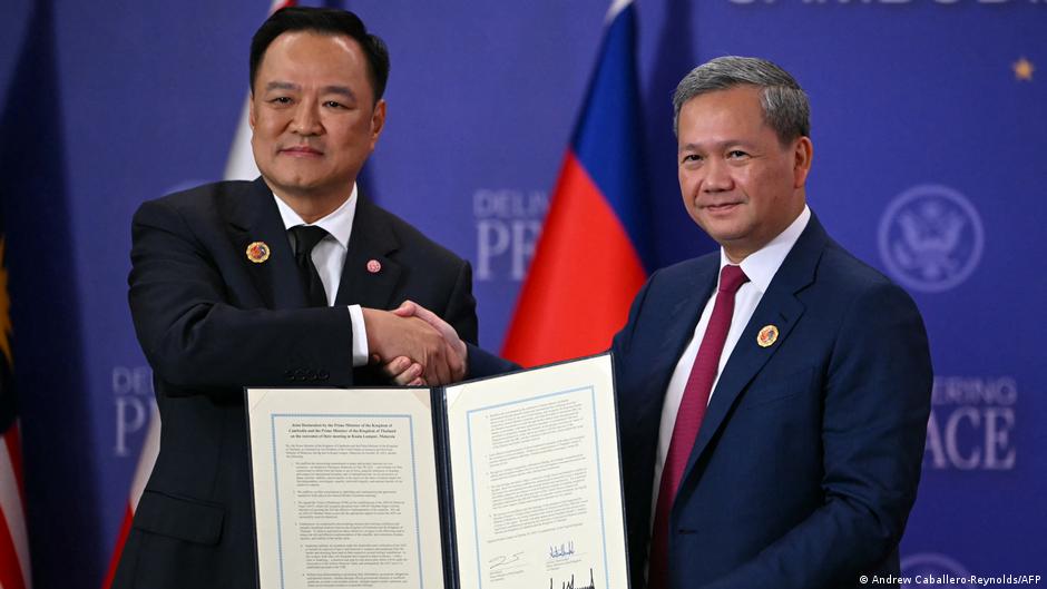 Thailand und Kambodscha besiegeln Frieden - Trump vermittelt