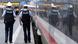 German federal police at the main train station of Munich German federal police at the main train station of Munich