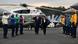 Donald Trump and Sanae Takaichi seen in front of a helicopter Donald Trump and Sanae Takaichi seen in front of a helicopter