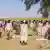 Crowds of people in Tawila in Darfur. Image from October 28, 2025.