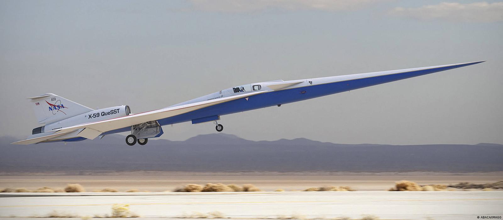 El X-59 de la NASA promete revolucionar los viajes aéreos – DW – 30/10/2025, image size:1600x700