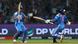 Two Indian batters raise their bats in celebration after winning the 2025 Women's World Cup Two Indian batters raise their bats in celebration after winning the 2025 Women's World Cup