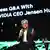 Jensen Huang, CEO de Nvidia, participó en la presentación del importante proyecto tecnológico que tendrá su sede en Alemania.