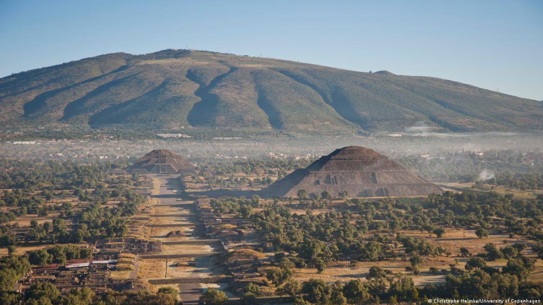La antigua metrópolis de Teotihuacán albergó a más de 125.000 habitantes.