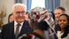 German President Frank-Walter Steinmeier speaks with Nigerian Adebusola Kola-Aderoju Waliyat at a reception. German President Frank-Walter Steinmeier speaks with Nigerian Adebusola Kola-Aderoju Waliyat at a reception.