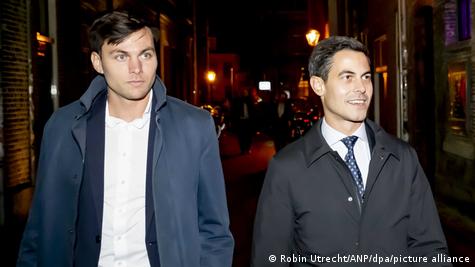 Холандија 2025 | Роб Јетен и Николас Кинан во текот на изборната ноќ на парламентарните избори Холандија 2025 | Роб Јетен и Николас Кинан во текот на изборната ноќ на парламентарните избори