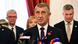 A man (Andrej Babis) speaks into a cluster of microphones. Behind him are a group of men and women, Prague, Czech Republic, November 3, 2025 A man (Andrej Babis) speaks into a cluster of microphones. Behind him are a group of men and women, Prague, Czech Republic, November 3, 2025