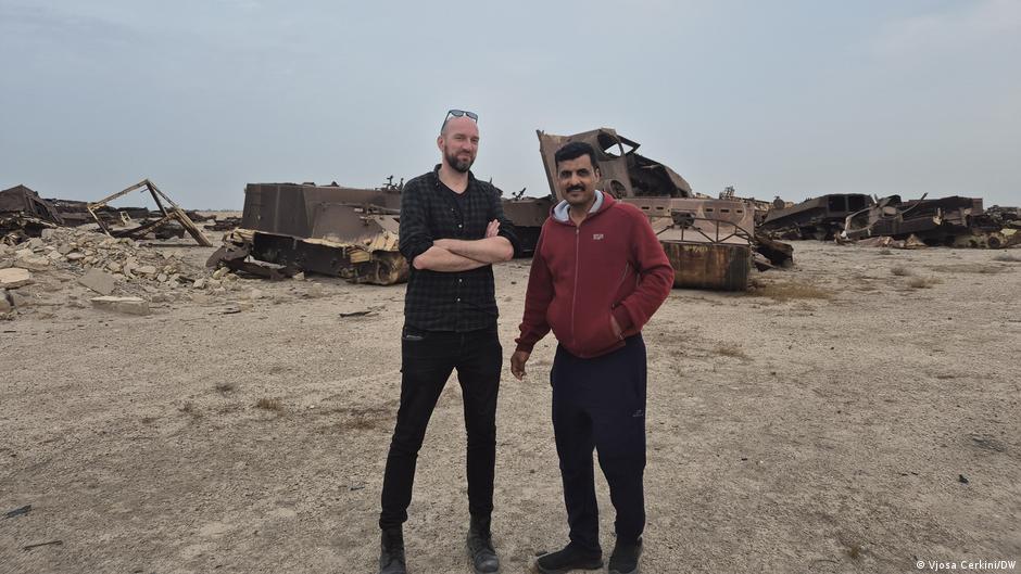 Vim Zvijnenburg (levo) u Iraku 2005.