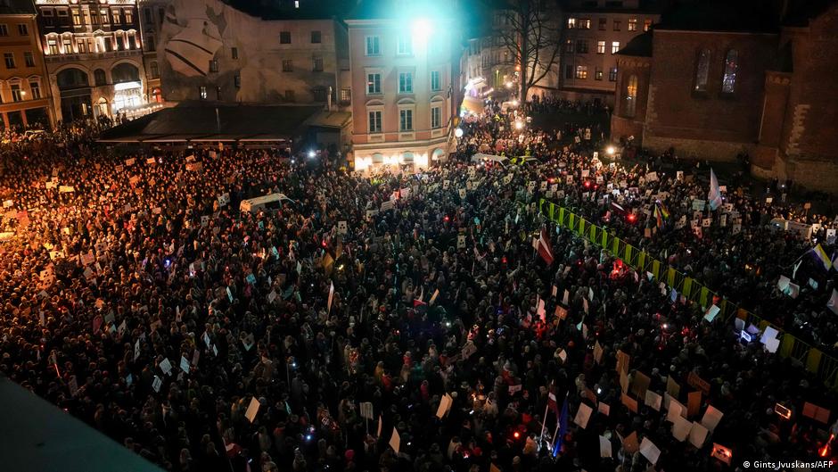 У Ризі пройшла масштабна акція проти виходу Латвії зі Стамбульської конвенції