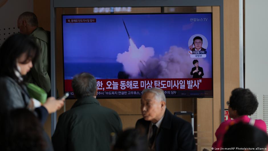 North Korea fires ballistic missile towards Sea of Japan