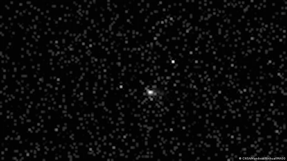 Revelan desde misión china en Marte raro GIF del cometa interestelar 3I/ATLAS