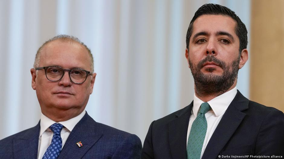 Goran Vesić i Tomislav Momirović (fotografija iz marta 2023.)