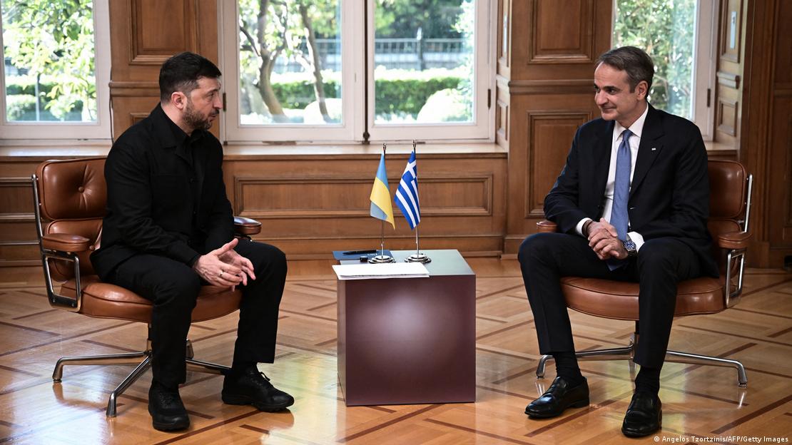 Ζελένσκι και Μητσοτάκης σε συνάντηση στην Αθήνα Ζελένσκι και Μητσοτάκης σε συνάντηση στην Αθήνα