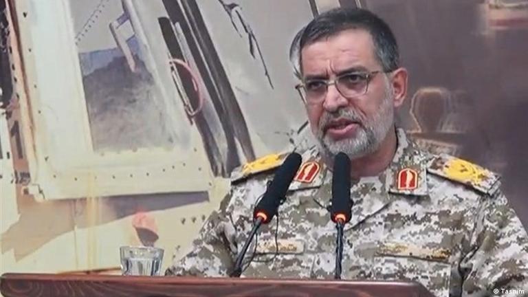 Geçen hafta öldürülen Devrim Muhafızları Sözcüsü Tuğgeneral Ali Muhammed Naini Geçen hafta öldürülen Devrim Muhafızları Sözcüsü Tuğgeneral Ali Muhammed Naini