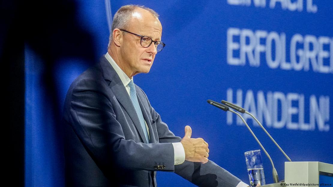 Gjermani Berlin 2025 | Friedrich Merz gjatë një fjalimi 