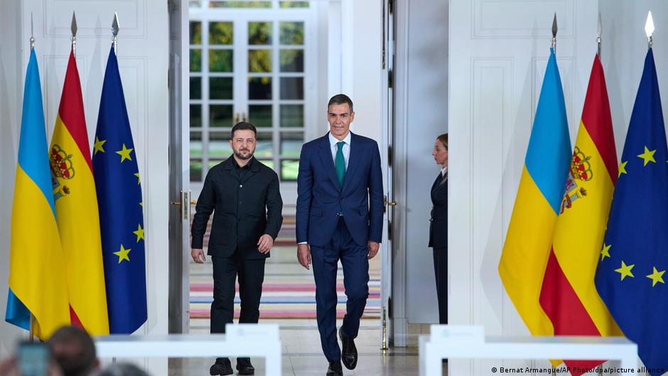 Візит Зеленського і Іспанію: Санчес оголосив новий пакет військової допомоги Україні