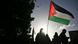 Bandera de Palestina en Londres. Bandera de Palestina en Londres.