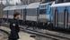 Blick auf Waggons mit Beschädigungen Blick auf Waggons mit Beschädigungen