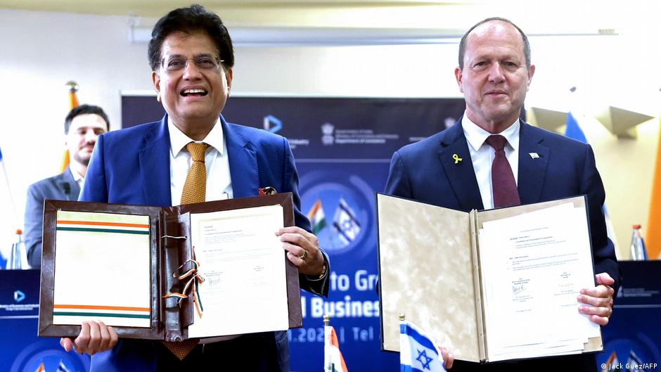 India, Israel sign framework to resume trade talks