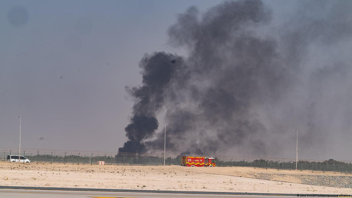 Indian Air Force Tejas Jet Crashes at Dubai Air Show