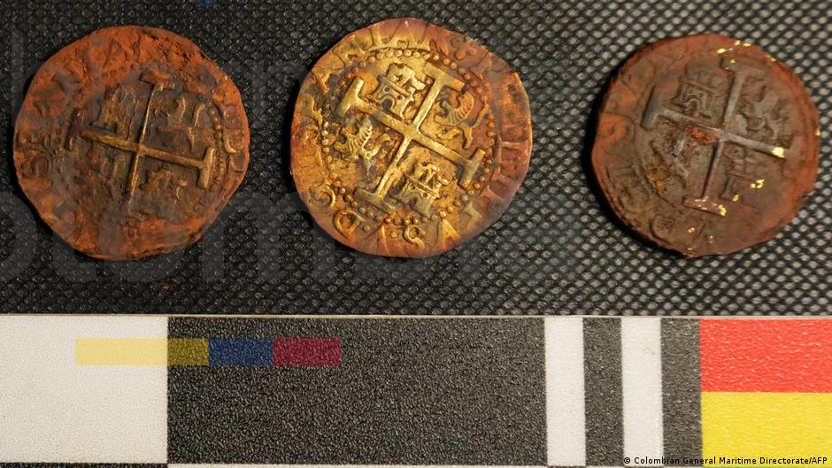 Colombia recupera primeros objetos valiosos del galeón español San José