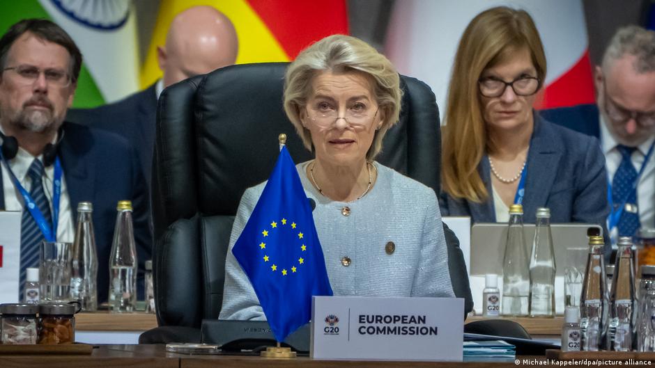 Predsednica EK Ursula fon der Lajen na samitu G20 u Johanesburugu na kojem su Kina, SAD i Rusija poslale delegacije nižeg ranga.