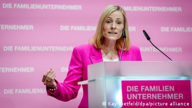 Мари-Кристин Остерман претседателка на здружението „Семејни претприемачи“. јуни 2025