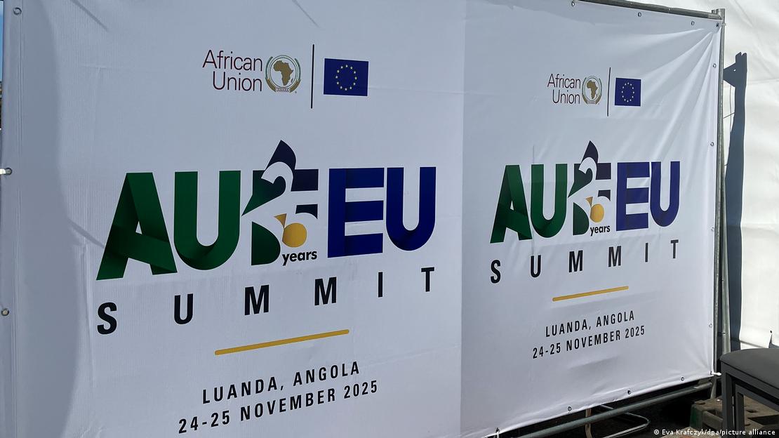 Angola Luanda 2025 | Bannière du 7ᵉ sommet UE-Afrique dans la capitale