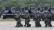 A group of soldiers in Hsinchu County, Taiwan A group of soldiers in Hsinchu County, Taiwan